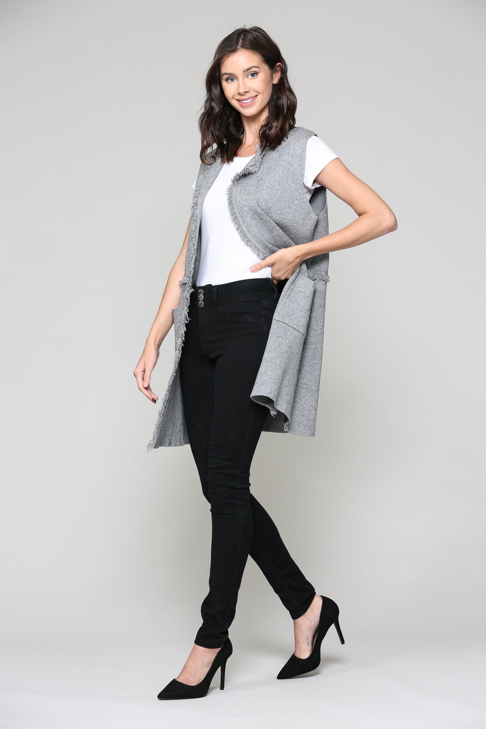 Heidi Stretch Sweater Knitted Vest