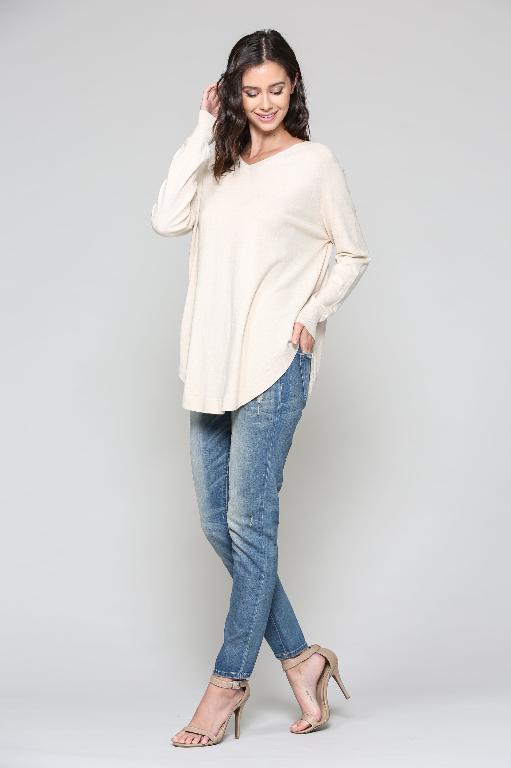 Sadie Stetch Knitted Sweater