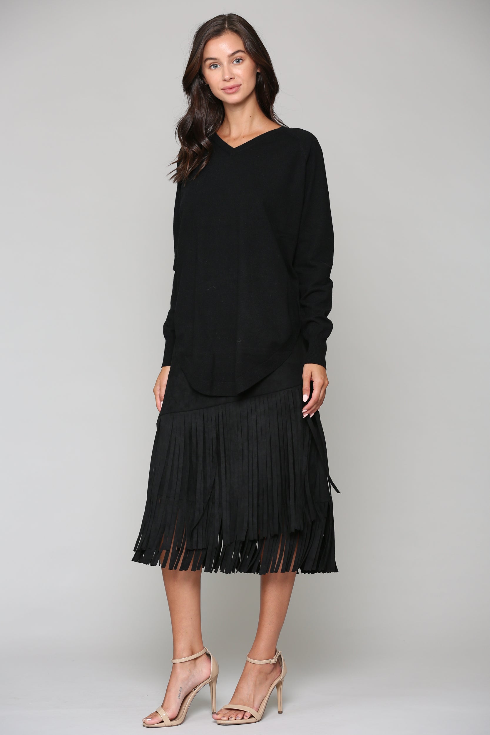 Sadie Stetch Knitted Sweater