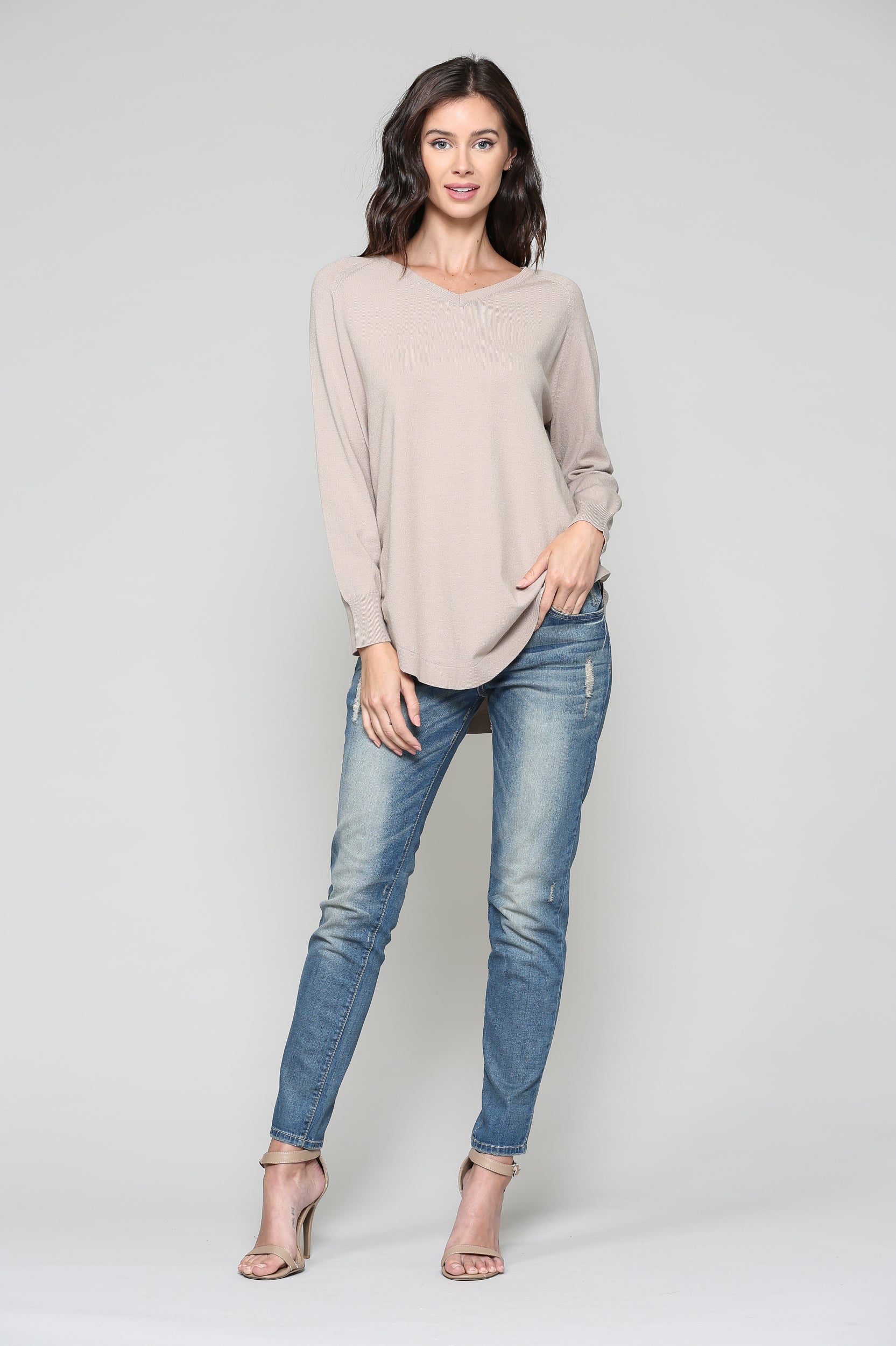 Sadie Stetch Knitted Sweater