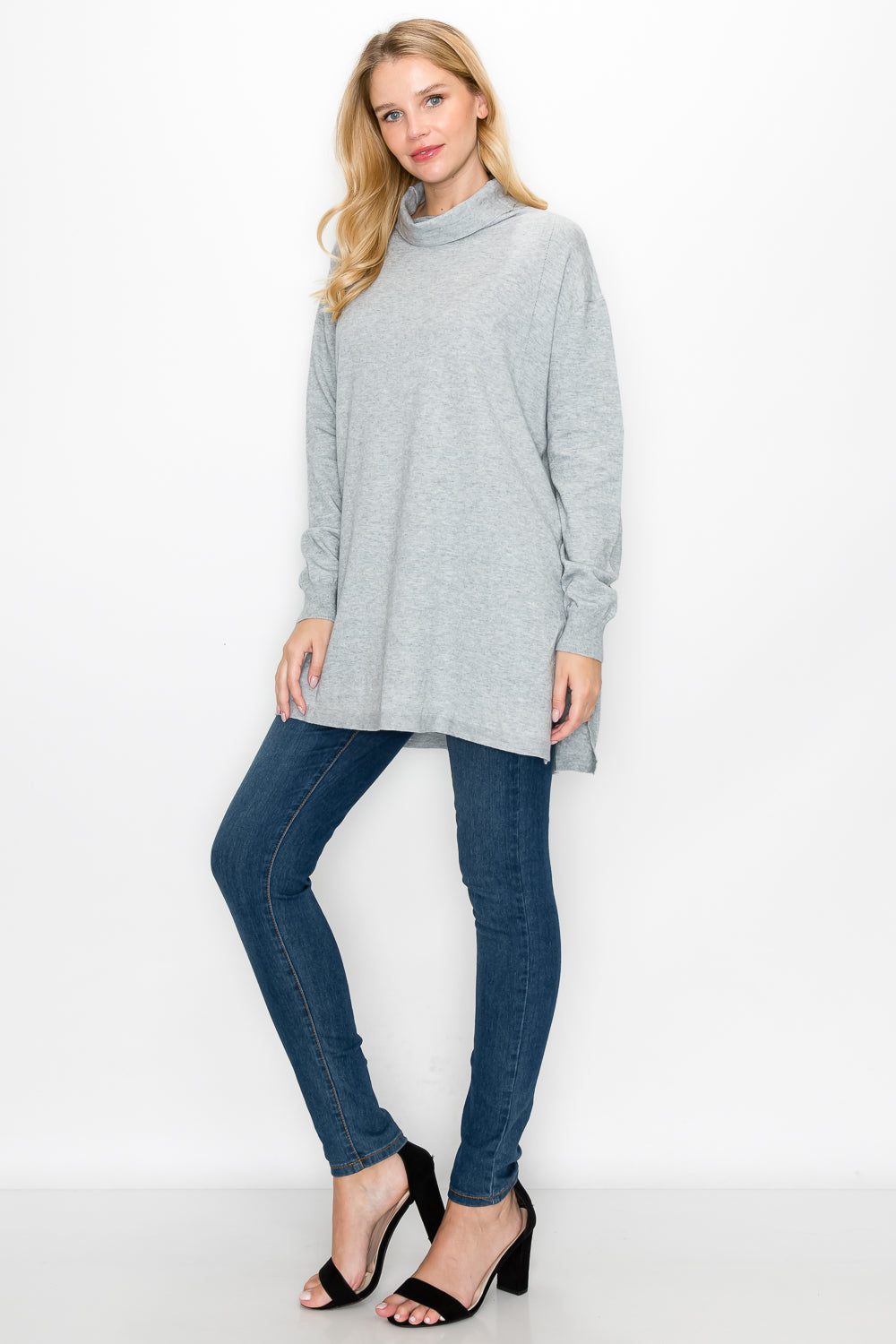 Sarah Stretch Knitted Tunic Sweater