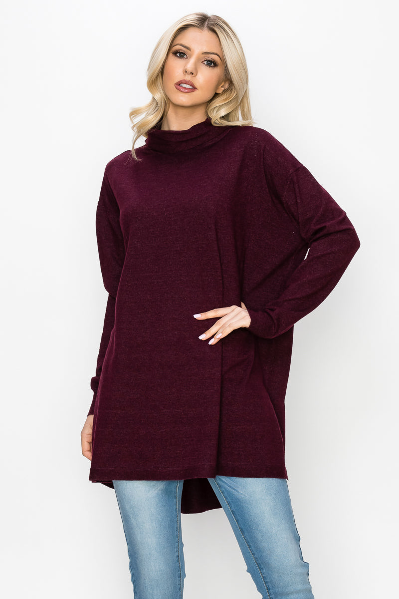 Sarah Stretch Knitted Tunic Sweater