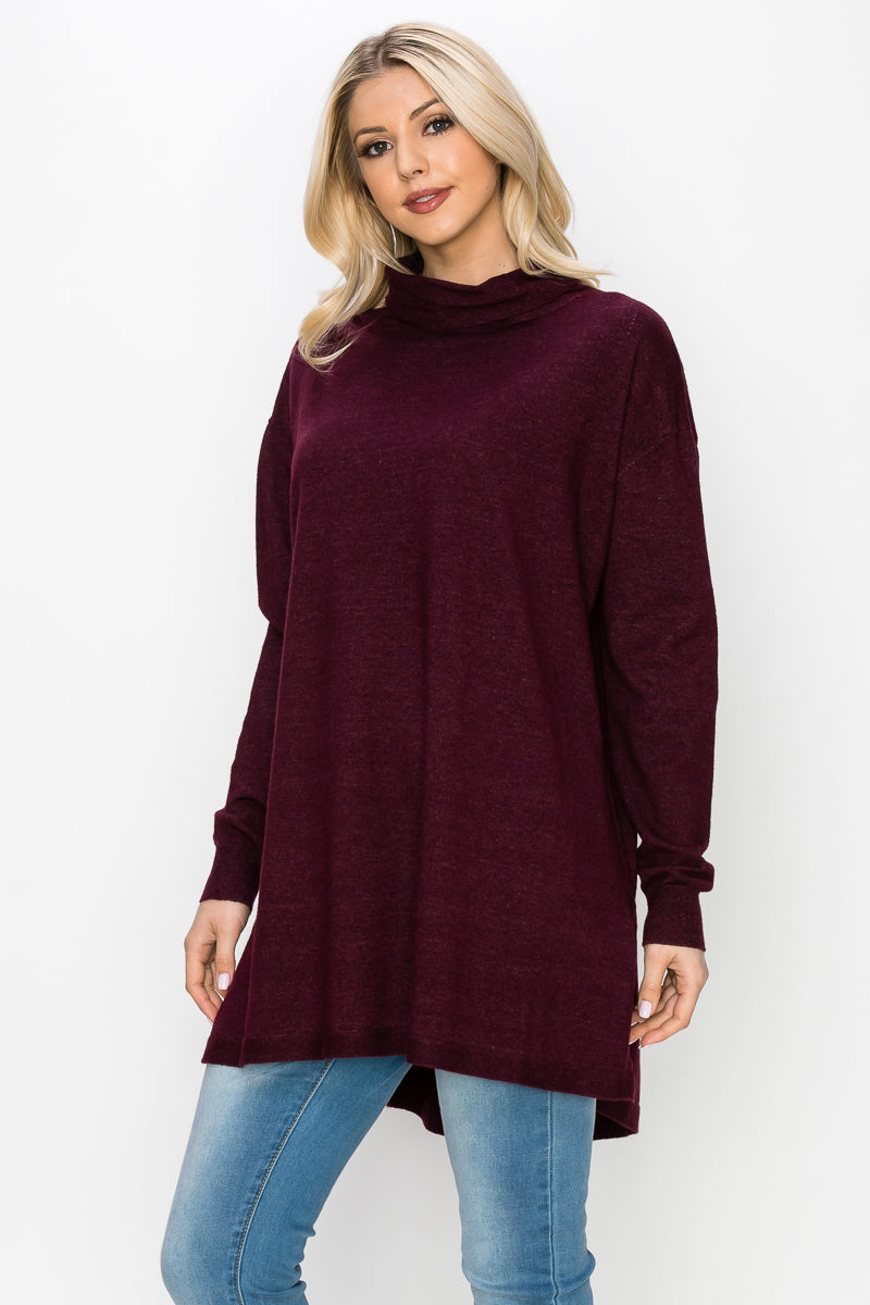 Sarah Stretch Knitted Tunic Sweater