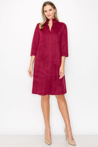 Aiden Stretch Suede Dress