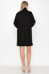 Aria Stretch Suede Dress