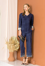 Load image into Gallery viewer, Allure Suede Pant with Pearls