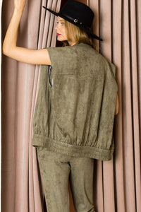 Allison Suede Vest