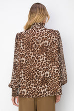 Load image into Gallery viewer, Winnie Animal Print Ruffled Top