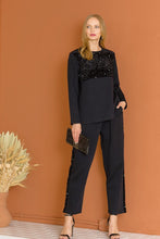 Load image into Gallery viewer, Kimmie Knit Top with Sequin Sparkles