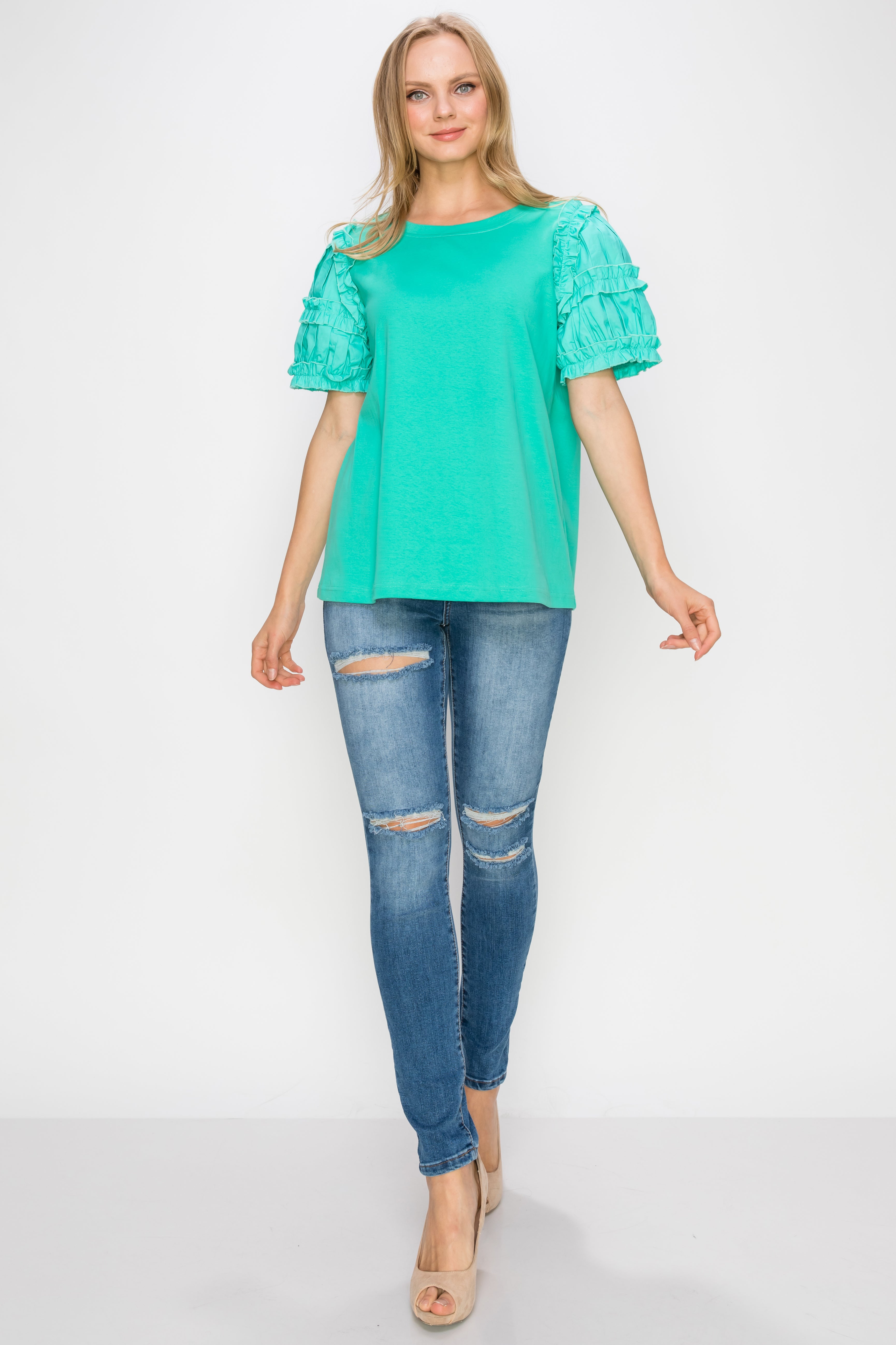 Ryan Stretch Pointe Knit Top