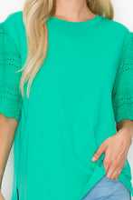 Load image into Gallery viewer, Ramona Pointe Knit with Lace Eyelet