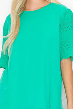 Load image into Gallery viewer, Ramona Pointe Knit with Lace Eyelet