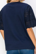 Load image into Gallery viewer, Ramona Pointe Knit with Lace Eyelet