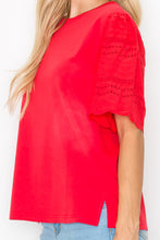 Load image into Gallery viewer, Ramona Pointe Knit with Lace Eyelet
