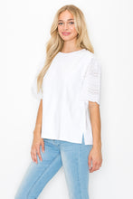 Load image into Gallery viewer, Ramona Pointe Knit with Lace Eyelet