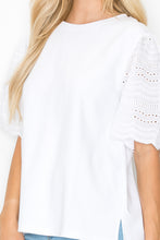 Load image into Gallery viewer, Ramona Pointe Knit with Lace Eyelet