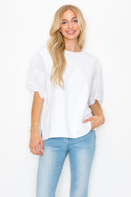 Load image into Gallery viewer, Ramona Pointe Knit with Lace Eyelet