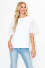 Load image into Gallery viewer, Ramona Pointe Knit with Lace Eyelet