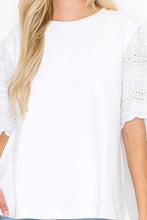 Load image into Gallery viewer, Ramona Pointe Knit with Lace Eyelet