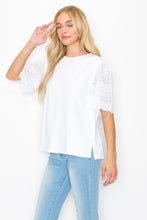 Load image into Gallery viewer, Ramona Pointe Knit with Lace Eyelet