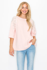 Ronnia Top with Pearl Embellishment