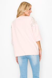 Ronnia Top with Pearl Embellishment