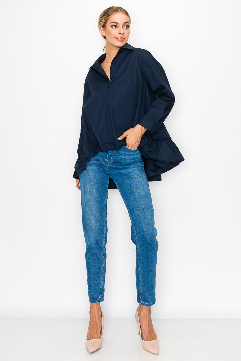 Winna Cotton Poplin Shirt