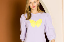 Load image into Gallery viewer, Kelsey Prima Cotton Knit Top with Diamond &amp; Butterfly
