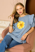 Load image into Gallery viewer, Kenna Top with Sunflower Gold Diamond