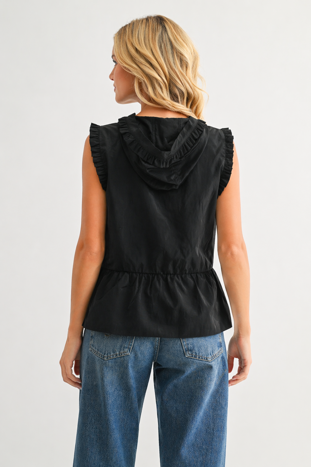 Josie Light Weight Vest with Hoodie