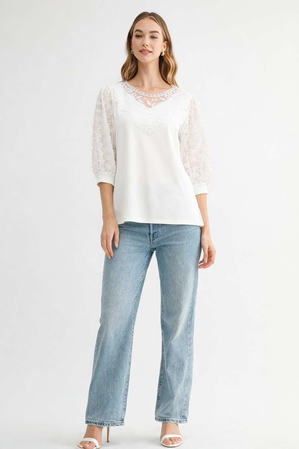 Renae Pointe Knit with Lace