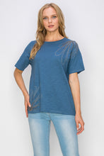 Load image into Gallery viewer, Cora Cotton Top with Beading Trim