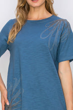 Load image into Gallery viewer, Cora Cotton Top with Beading Trim