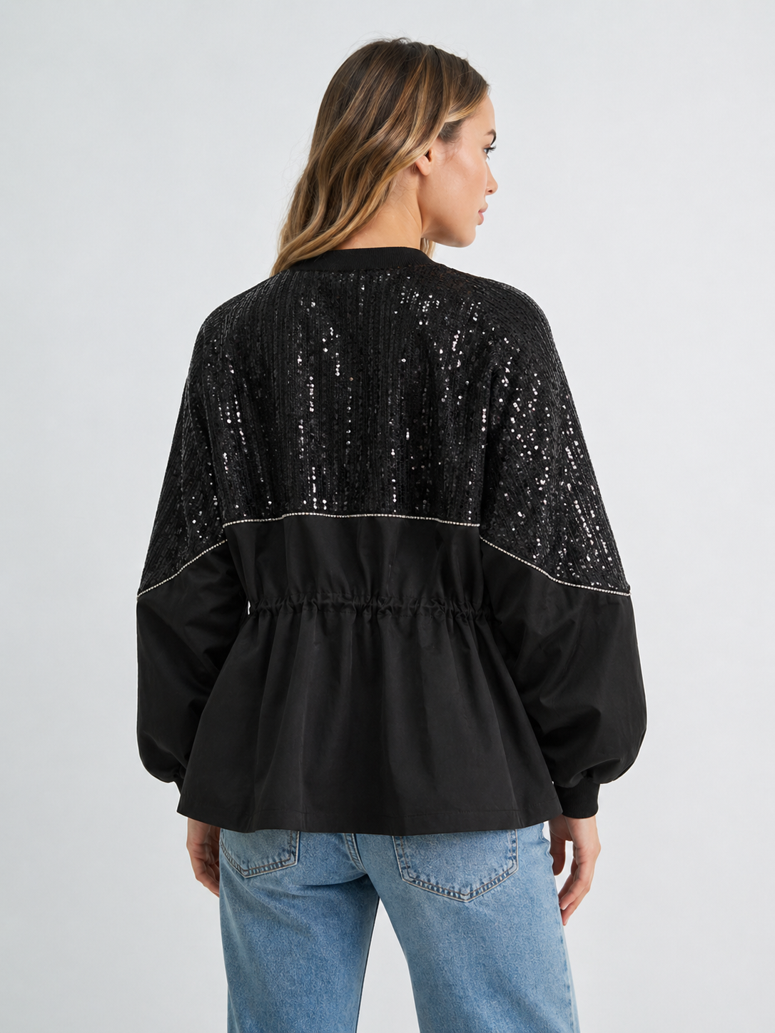Jane Woven Sequin Jacket