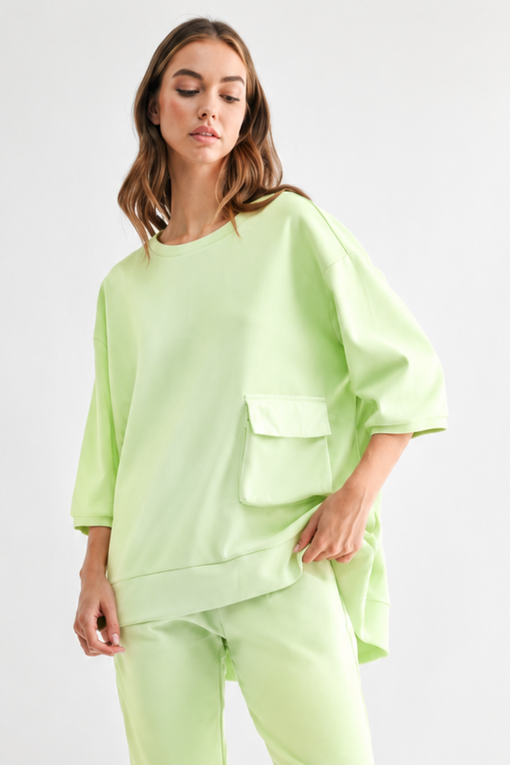 Karen Knit Crepe Top - Light Colors