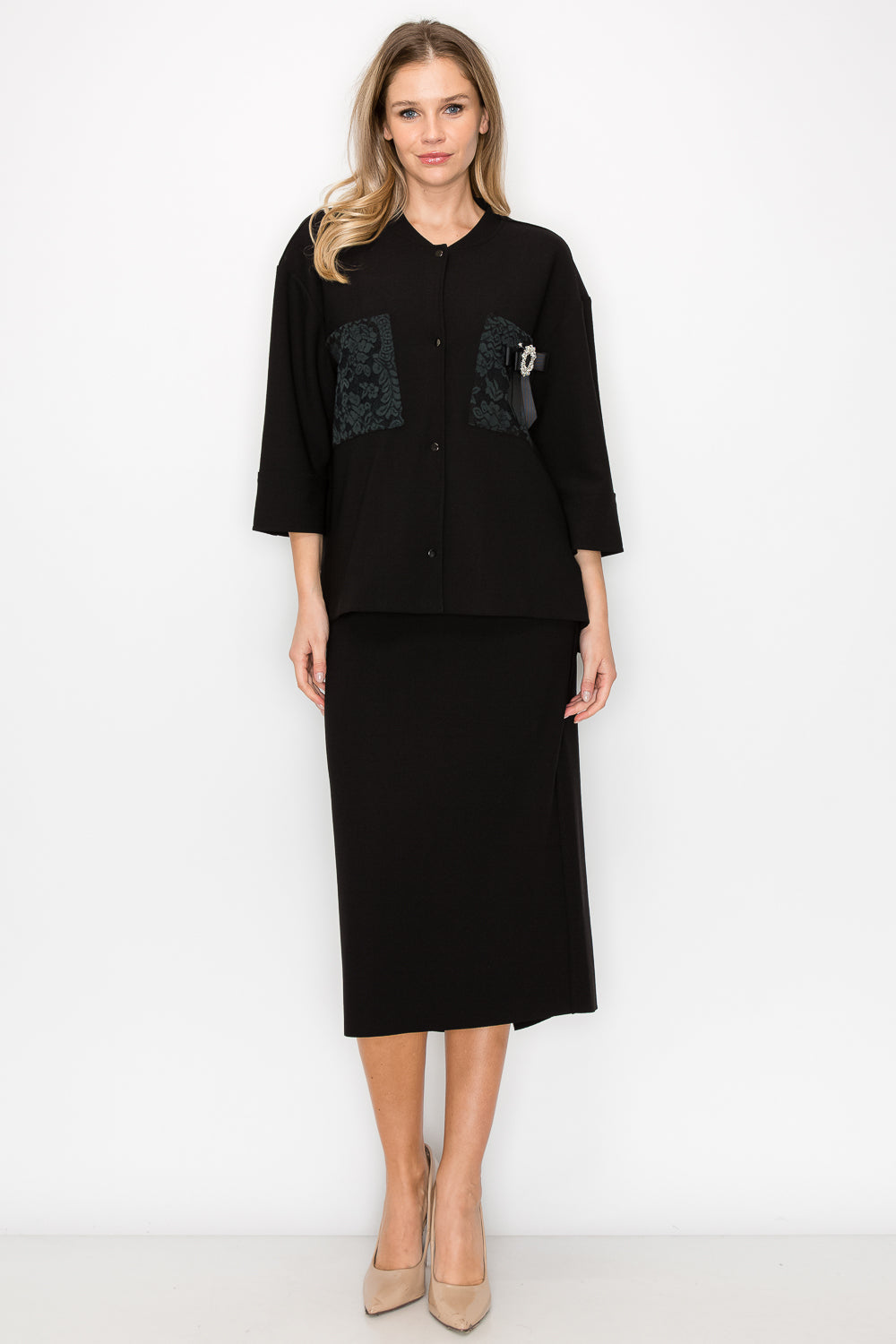 Kate Crepe Knit Skirt