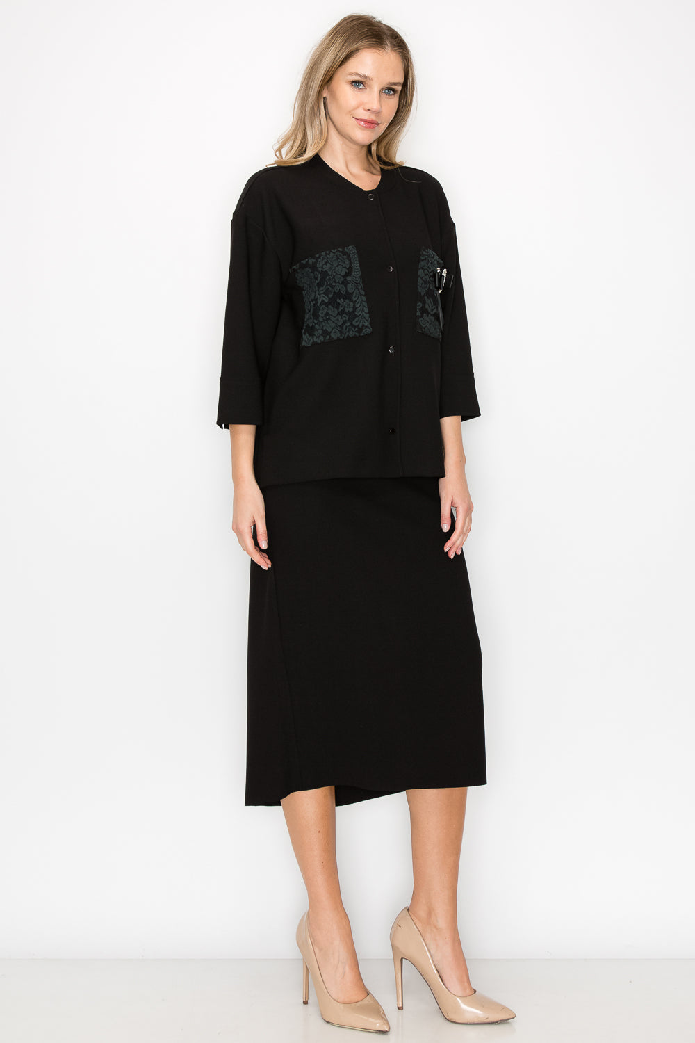 Kate Crepe Knit Skirt