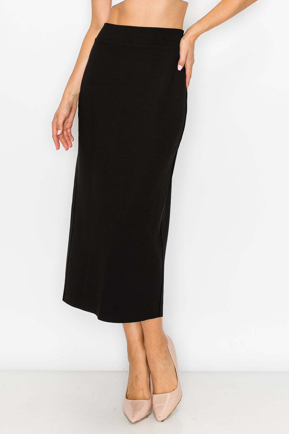 Kate Crepe Knit Skirt