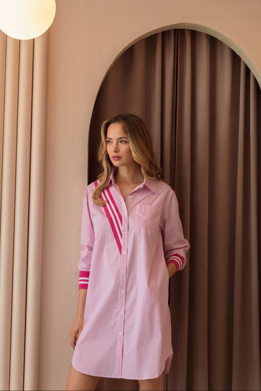 Wenna Cotton Shirt Dress