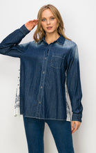 Load image into Gallery viewer, Dani Denim Shirt with Novelty Back Pleating