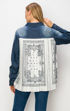 Load image into Gallery viewer, Dani Denim Shirt with Novelty Back Pleating