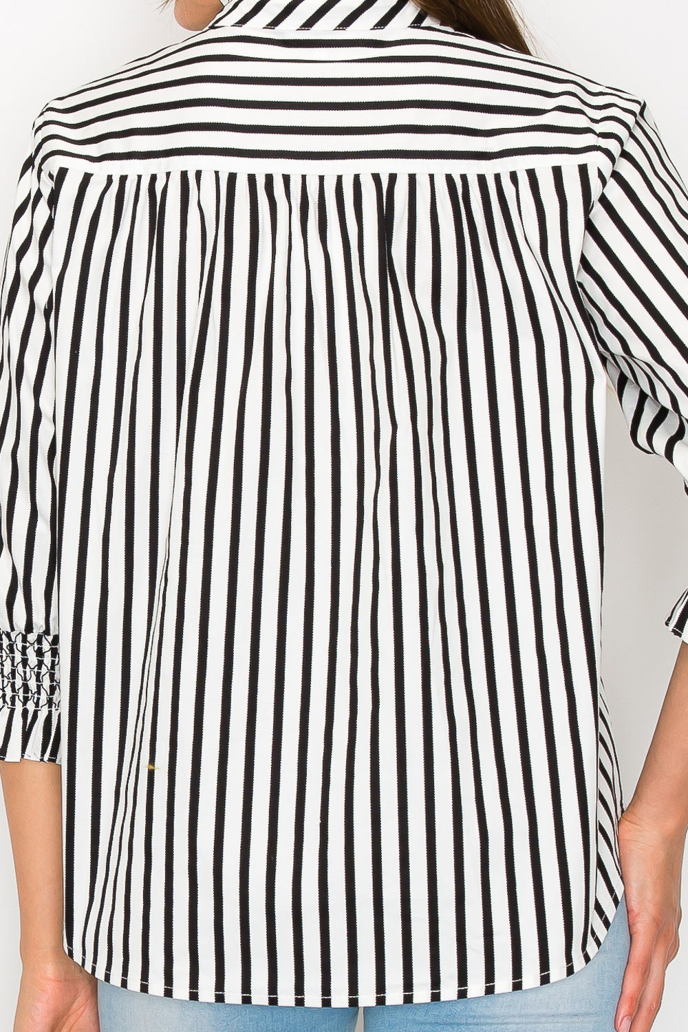 Waylin Cotton Poplin Stripe Top
