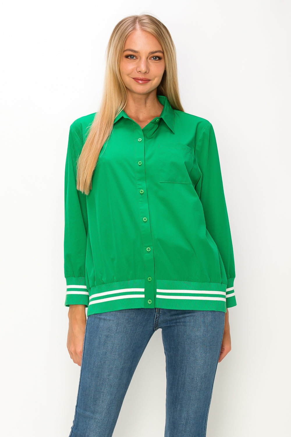 Wiletta Stretch Parachute Nylon Top