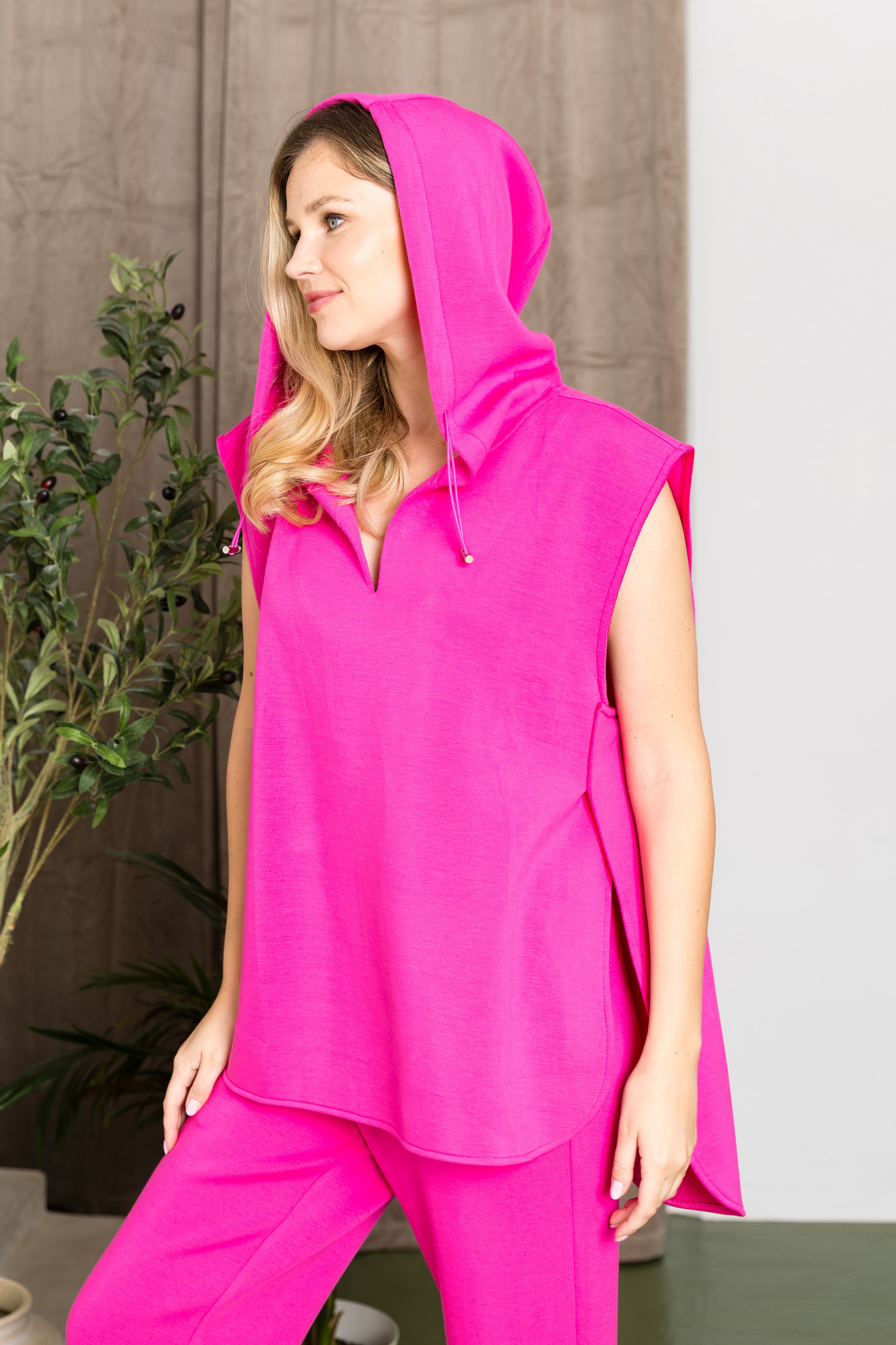 Fannae Stretch French Scuba Top