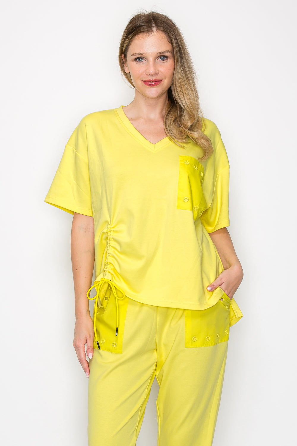 Roxanna Stretch Pointe Knit Top