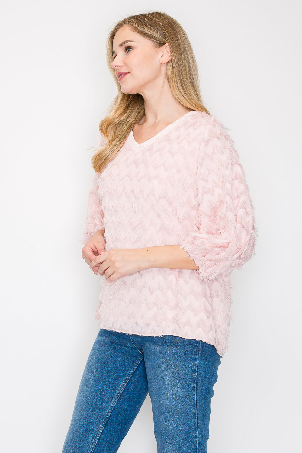 Wren Woven Feathered Top