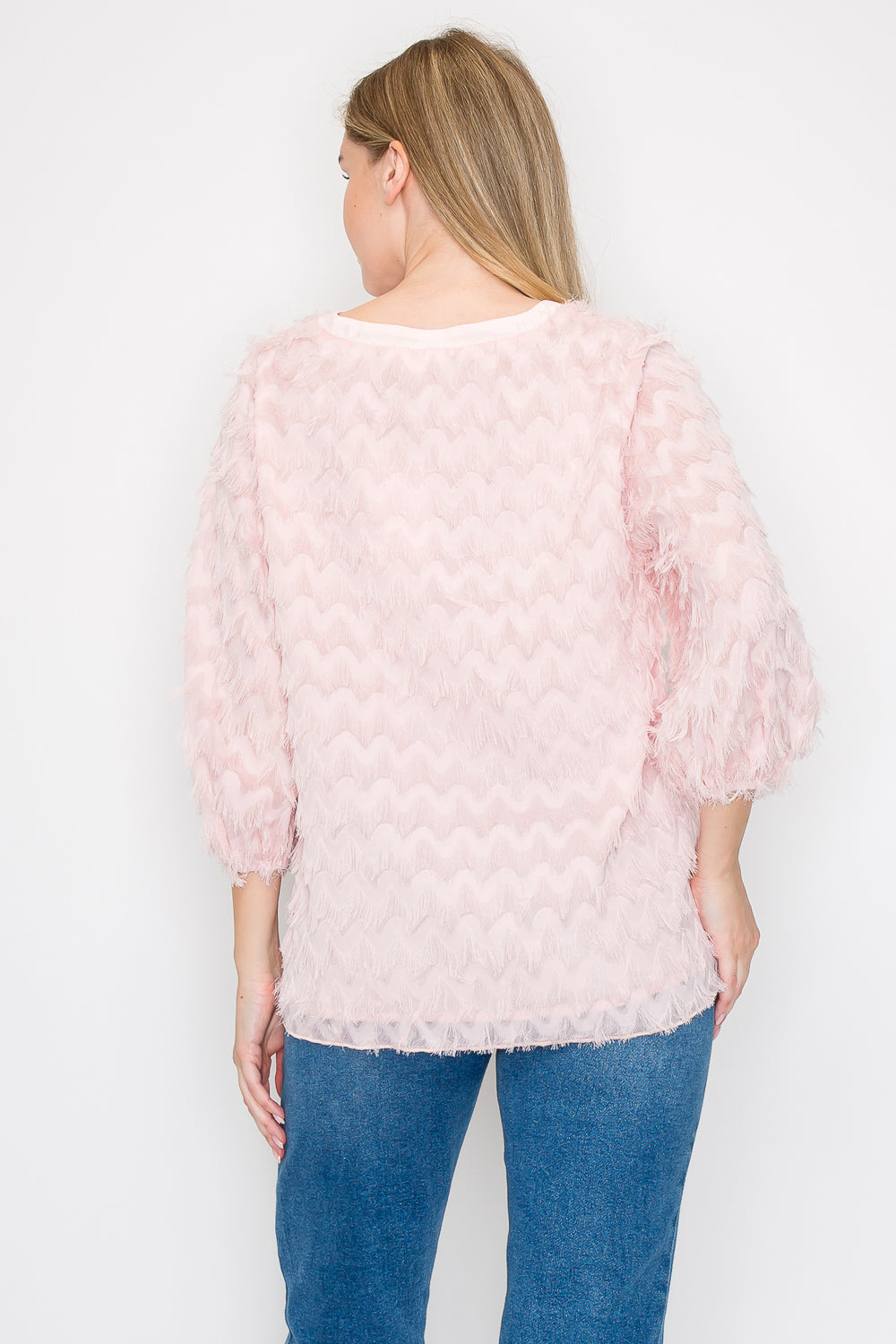 Wren Woven Feathered Top