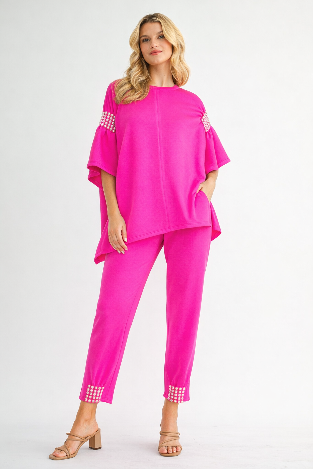 Fernanda Pearl Stretch French Scuba Pant