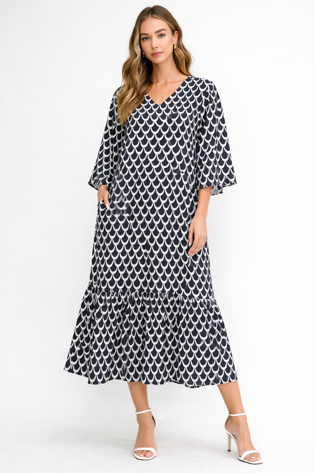 Judy Woven Print Dress