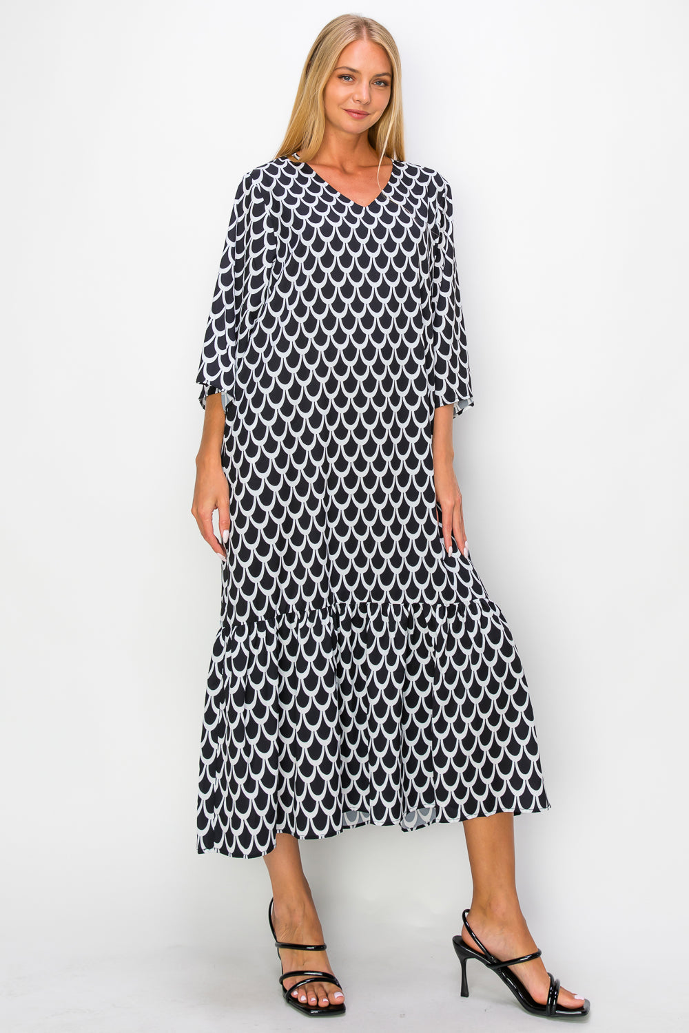 Judy Woven Print Dress